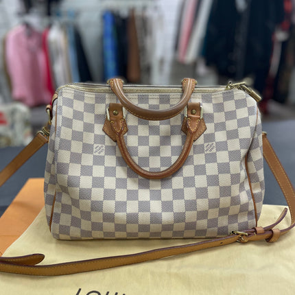 Louis Vuitton Speedy 30 Damier Azur