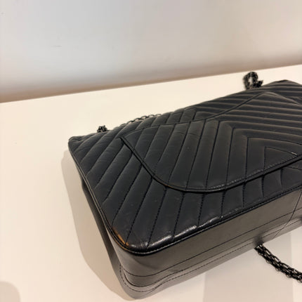 Sac Chanel Grand 2.55 Chevrons Noir
