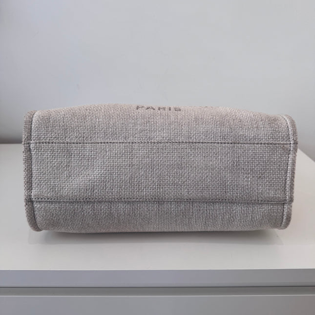Sac Chanel Deauville medium toile écrue