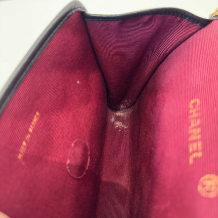 Petit Sac Chanel matelassé noir