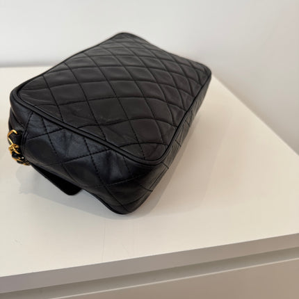 Sac Chanel caméra noir vintage