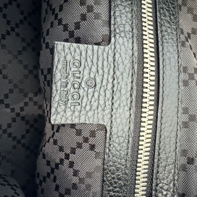 Pochette en cuir Gucci noir