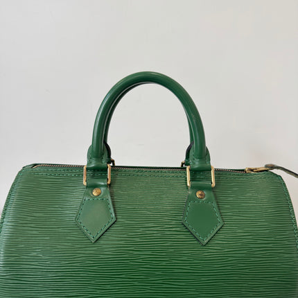 Sac Louis Vuitton Speedy 25 Épi Vert
