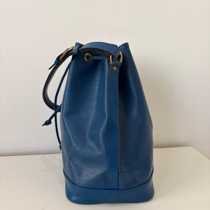 Sac Louis Vuitton Noé GM Épi bleu