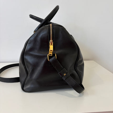 Sac Saint Laurent Duffle bandoulière Cuir Noir