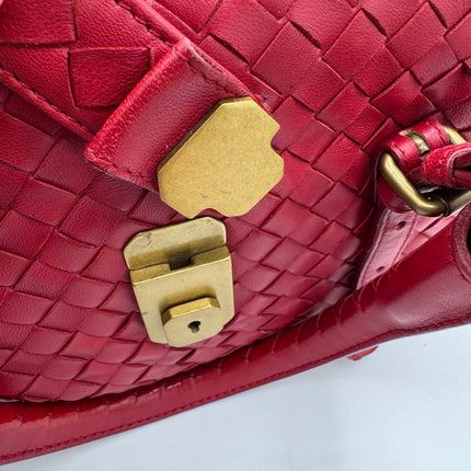 Sac Bottega Veneta Vintage Rouge