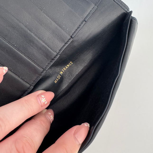 Portefeuille Chanel noir