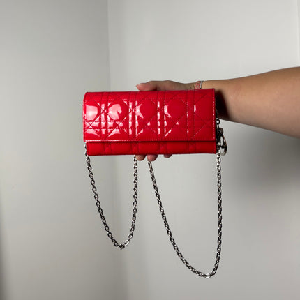 Dior Wallet on chain Géranium