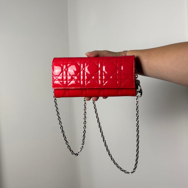 Dior Wallet on chain Géranium
