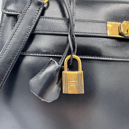 Kelly 32 Hermès Box Noir