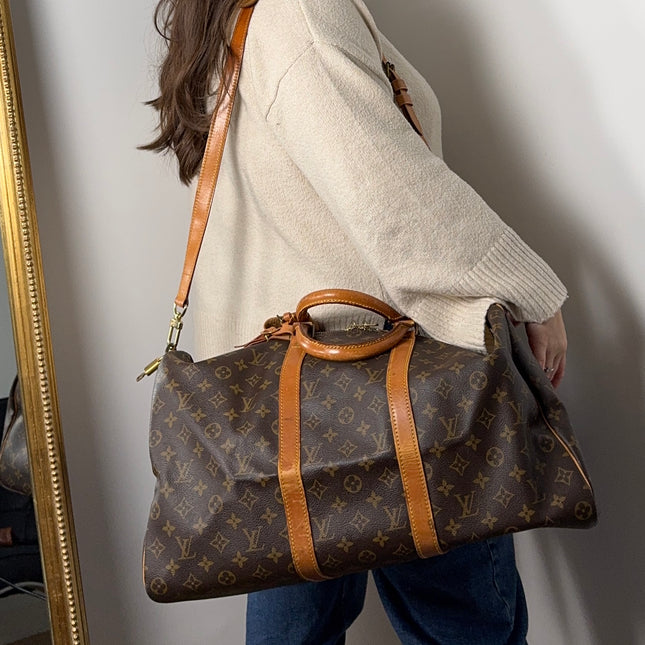 Sac Keepall 50 bandoulière Louis Vuitton