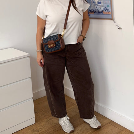 Sac Gucci Horsebit 1955 PM Denim