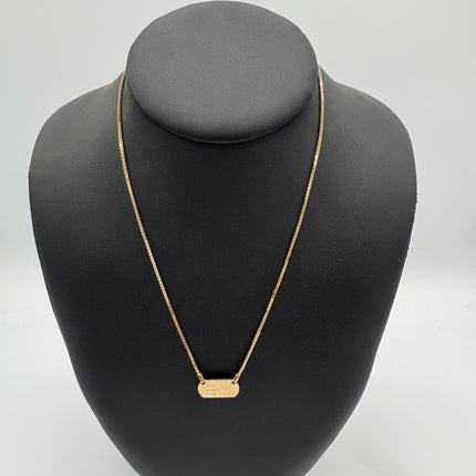 Collier Dior étiquette John Galliano 1947