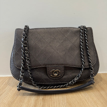Sac Chanel Timeless lune gris irisé