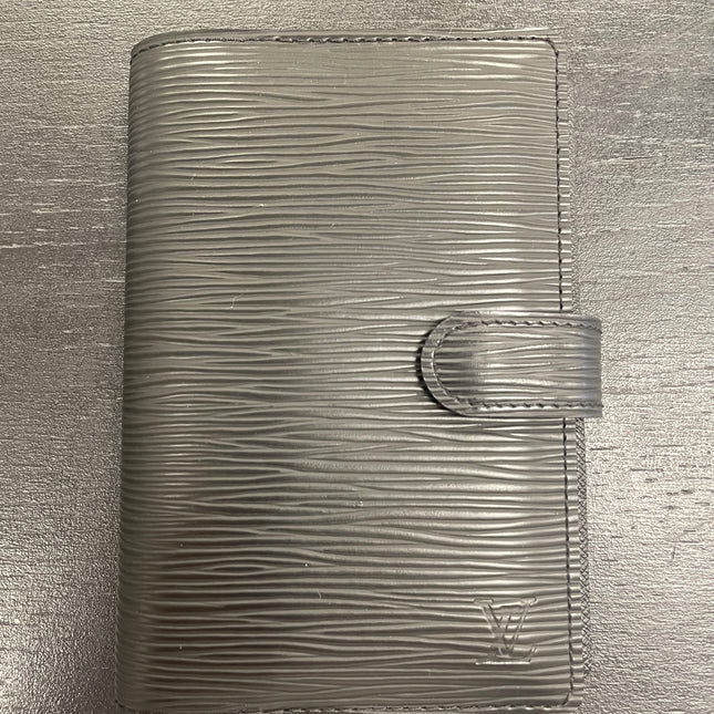 Agenda PM cuir Épi Noir Louis Vuitton