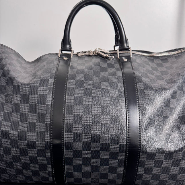Sac Louis Vuitton Keepall 55 damier graphite