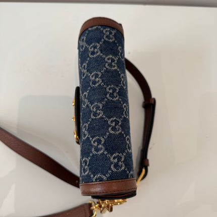 Sac Gucci Horsebit 1955 PM Denim