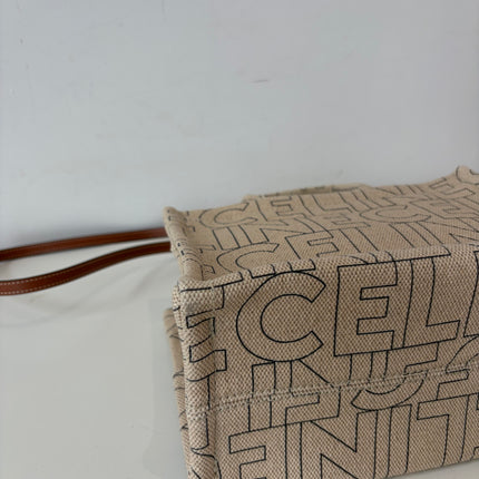 Sac Celine Cabas Thais beige