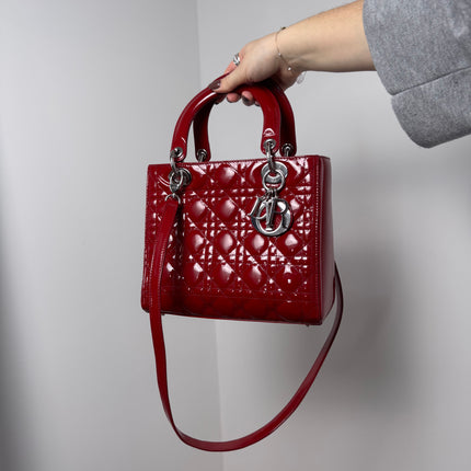 Sac Lady Dior Medium Vernis Dior