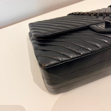 Sac Chanel Grand 2.55 Chevrons Noir