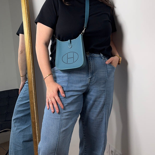 Sac Hermès Evelyne 16 Bleu Jean