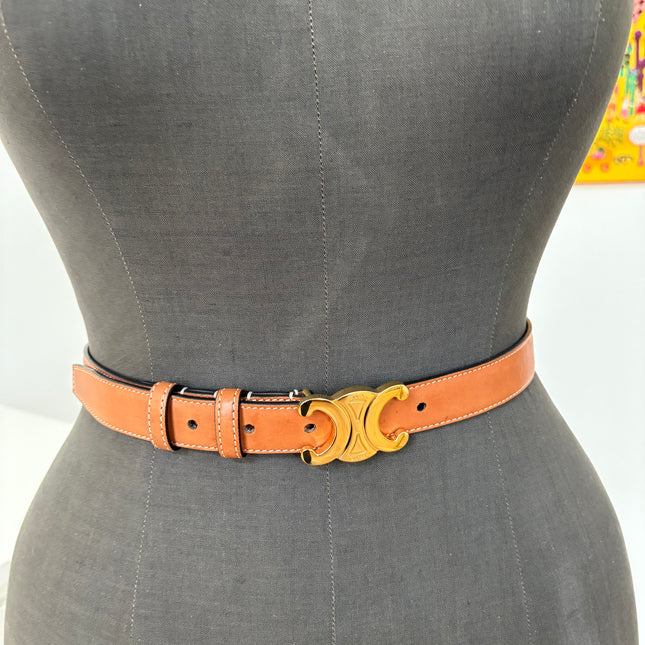 Ceinture Céline Triomphe T70cm