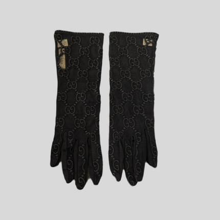 Gants Gucci en tulle GG