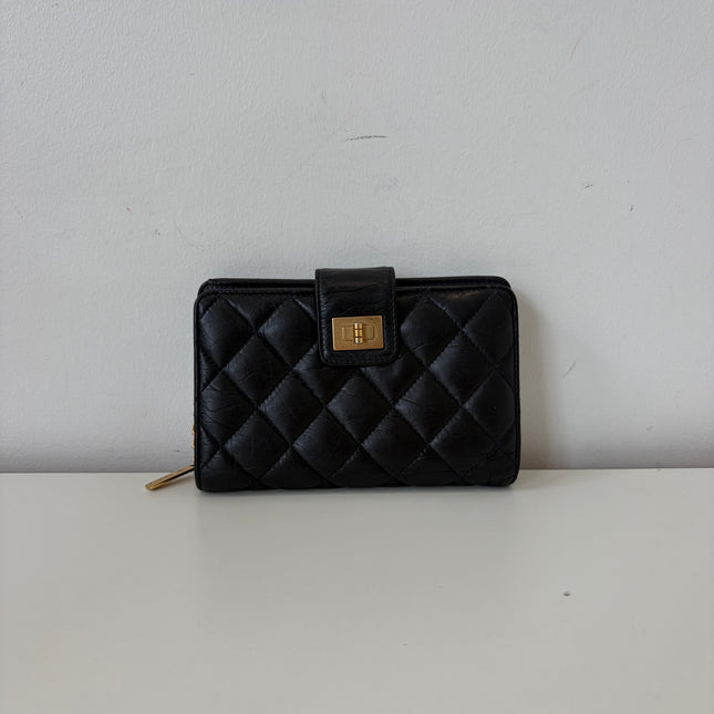 Portefeuille Chanel 2.55 Dark Navy