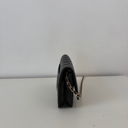 Sac Chanel Wallet on chain cuir caviar Noir