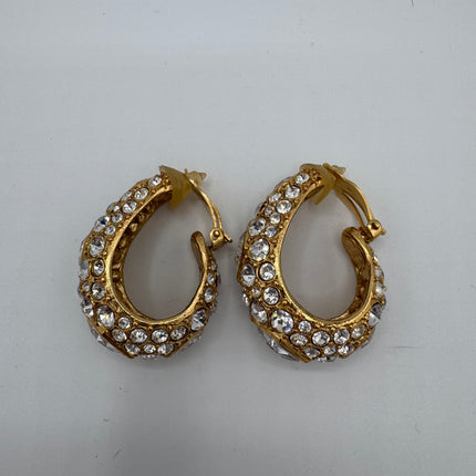 Boucles d’oreilles Dior Strass Clip