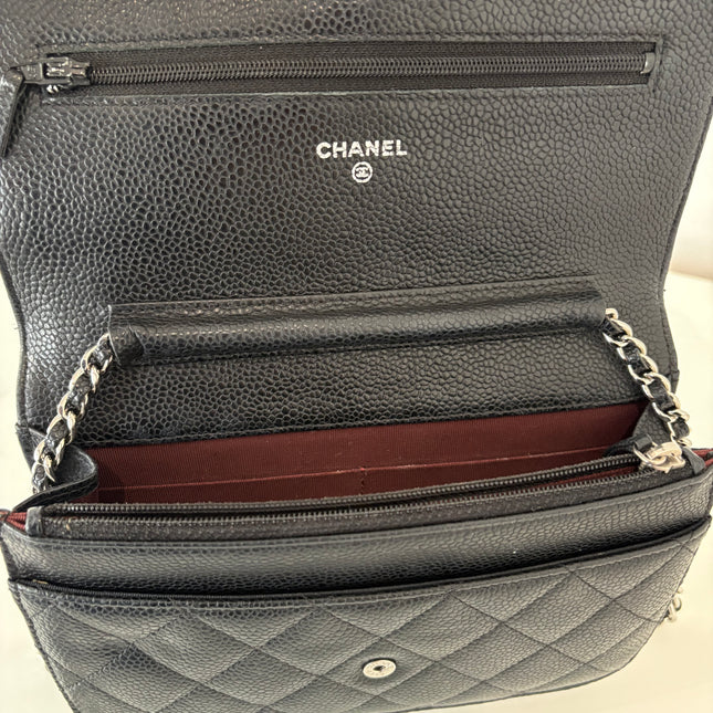Sac Chanel Wallet on Chain noir