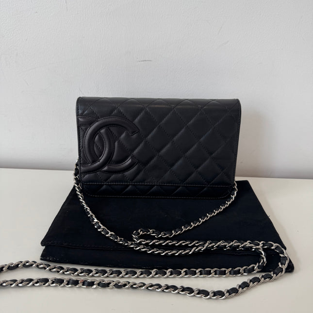 Sac Chanel Wallet On Chain Cambon noir