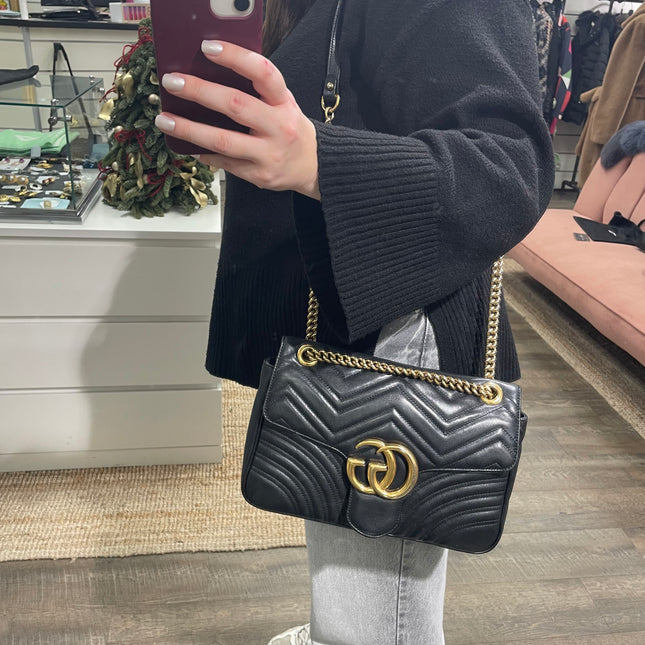 Sac Grand Marmont Gucci Noir