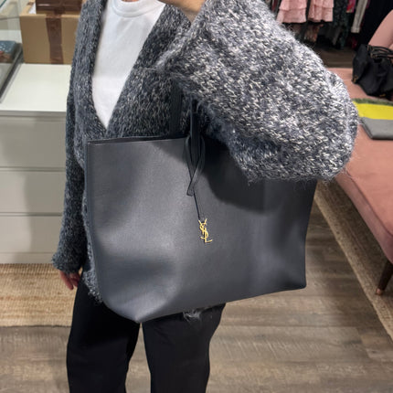 Sac Shopping Saint Laurent Gris
