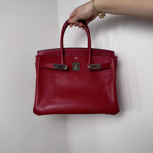 Sac Hermès Birkin 30 rouge piment