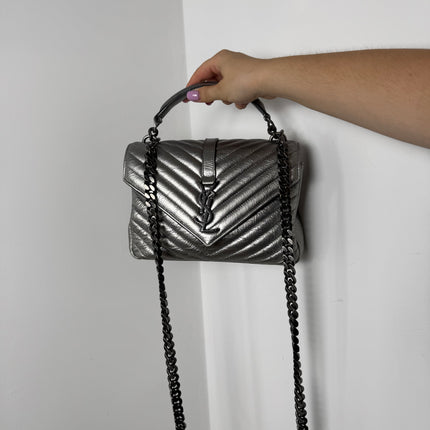 Sac Saint Laurent Collège argent