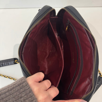 Sac Chanel Caméra bandoulière noir
