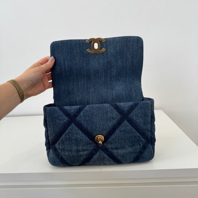 Sac Chanel 19 Small denim