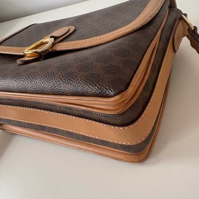 Sac Céline bandoulière toile Macadam