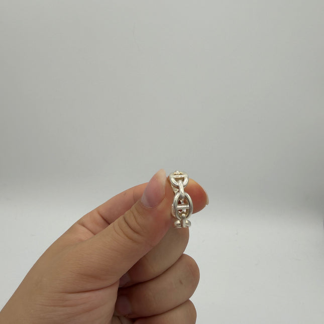 Bague Hermès Chaîne d’Ancre T54