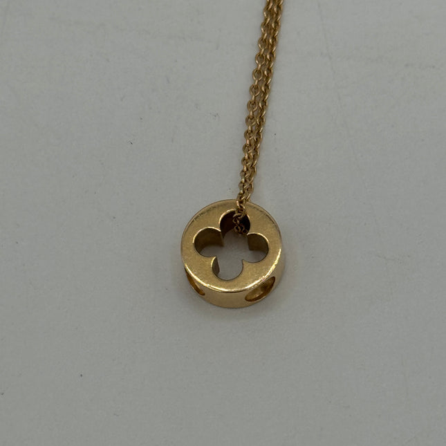 Collier pendentif Louis Vuitton Empreinte or jaune