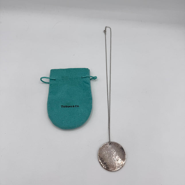 Collier Tiffany & Co. pendentif Notes
