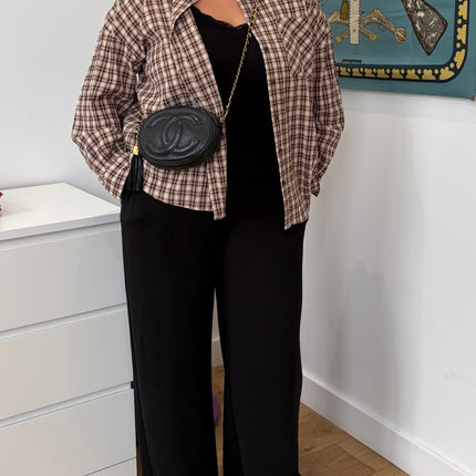 Sac Chanel Caméra Ovale Noir