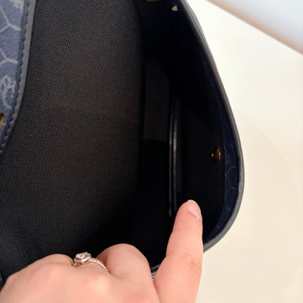 Sac Christian Dior bandoulière toile nid d’abeilles