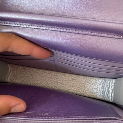 Sac Chanel wallet on chain Violet