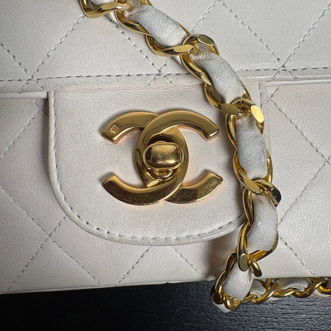 Sac Chanel Timeless Blanc cassé 25 cm