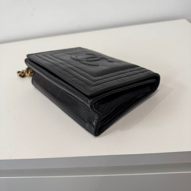 Sac Chanel Lézard Noir
