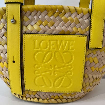 Sac panier Loewe jaune pm