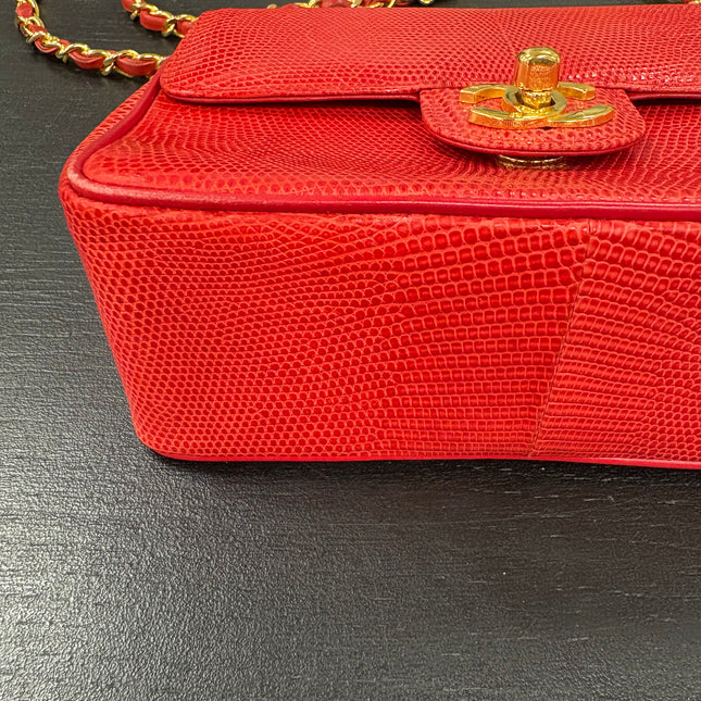 Sac Chanel Mini Square Lézard
