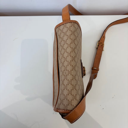 Sac Celine bandoulière toile macadam